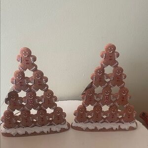 Gingerbread men Christmas trees Decor